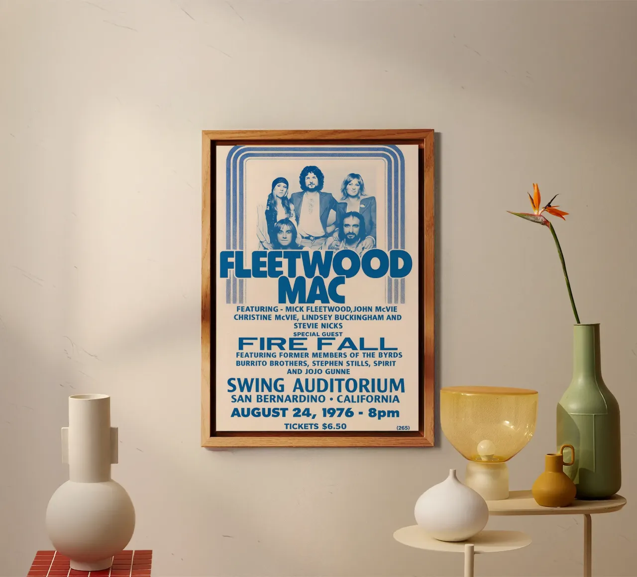 Fleetwood Mac and Fire Fall in San Bernardino California alluminio dibond da DGUnder