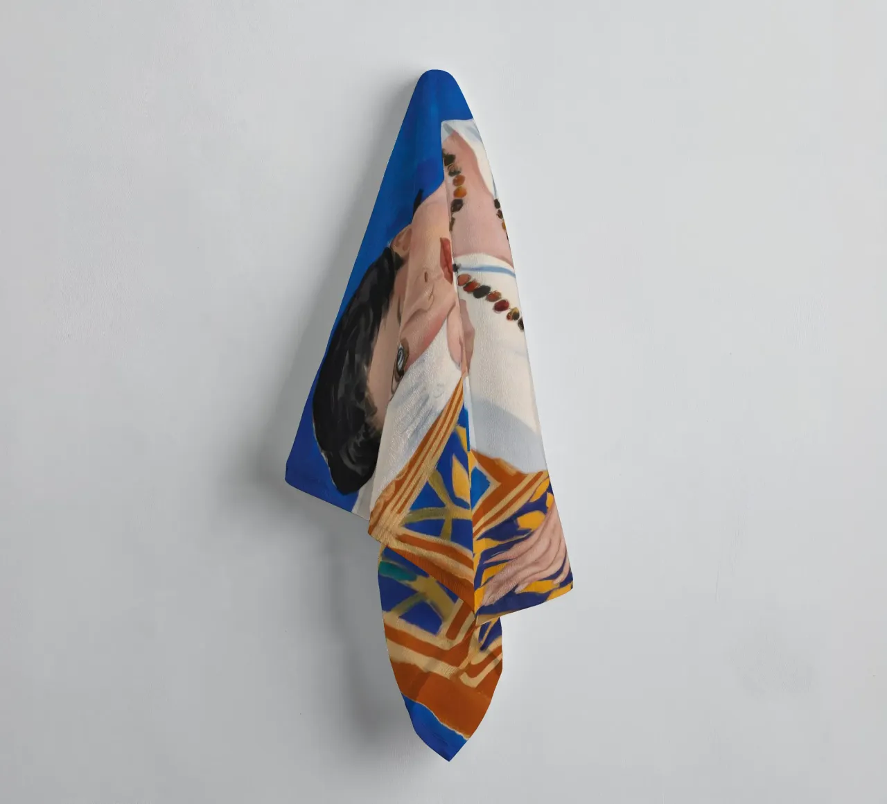 Artista boemo in riposo asciugamano da bagno da Veil Maya