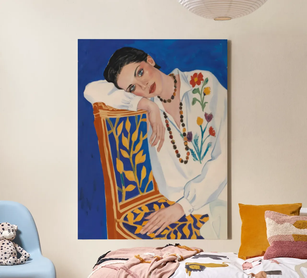 Bohemian Artist Repose canvas by Veil Maya