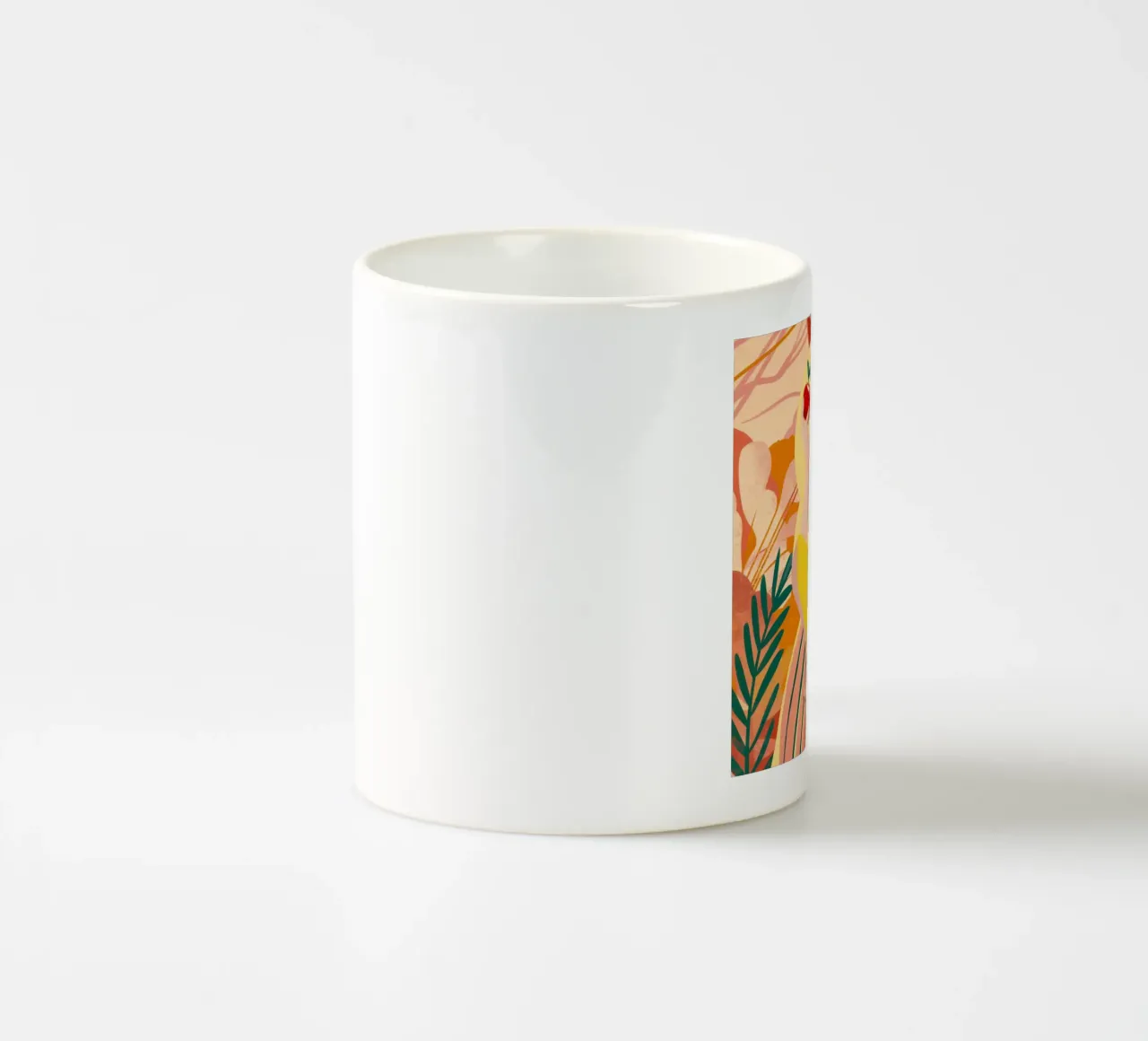 Donna con serpente estivo tazza in ceramica da Veil Maya