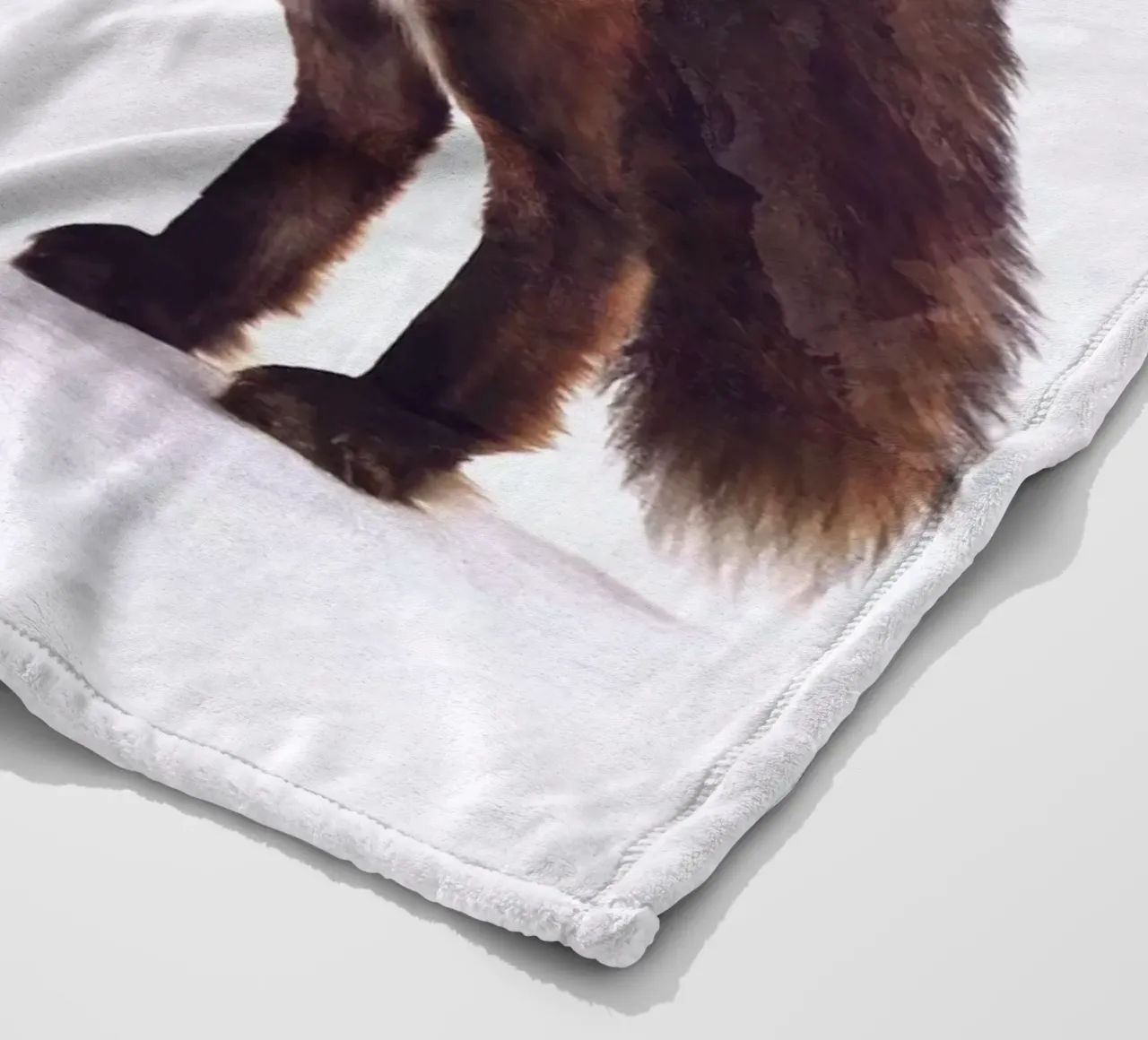 Winter Fox coperta in pile da pegessert
