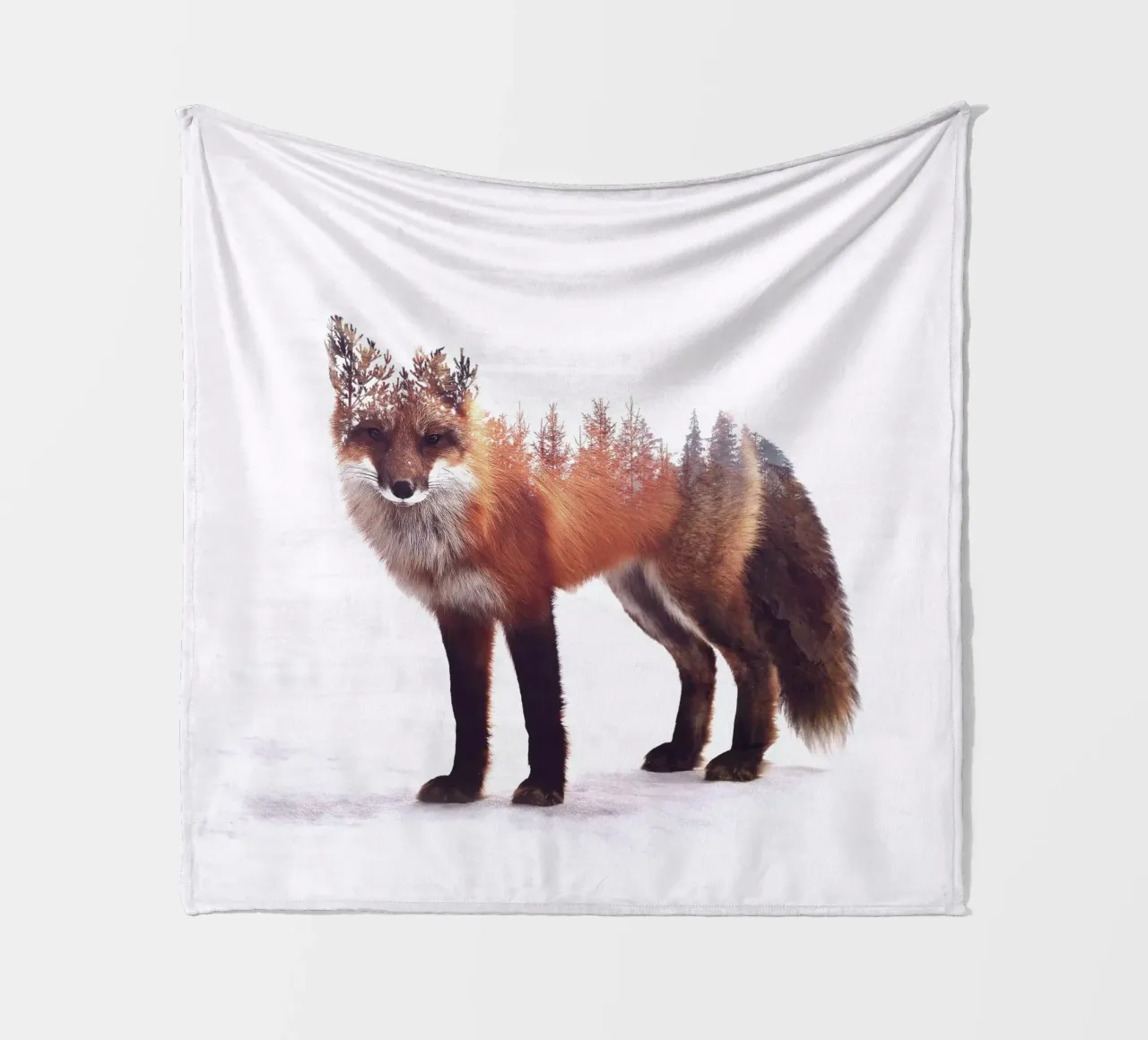 Winter Fox coperta in pile da pegessert