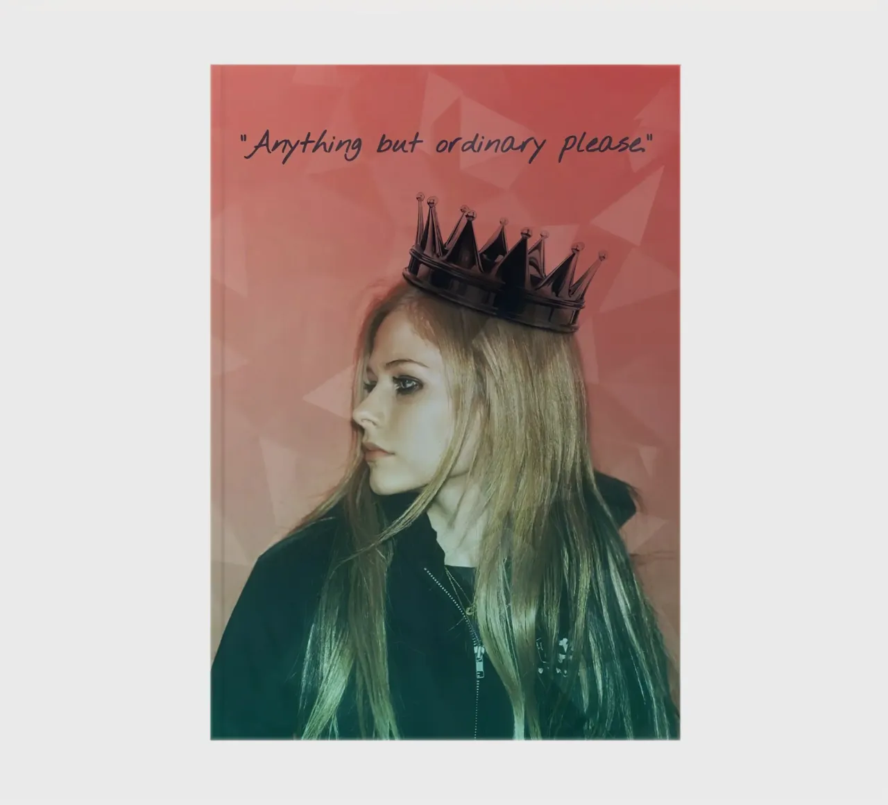 Avril Lavigne notebook by Musadad Shop