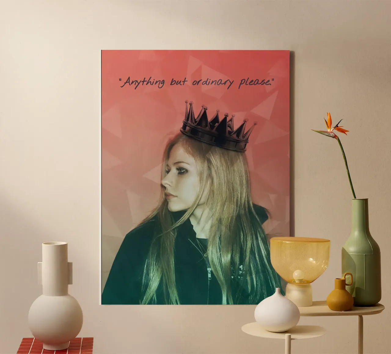 Avril Lavigne tela con Cornice a cassetta da Musadad Shop