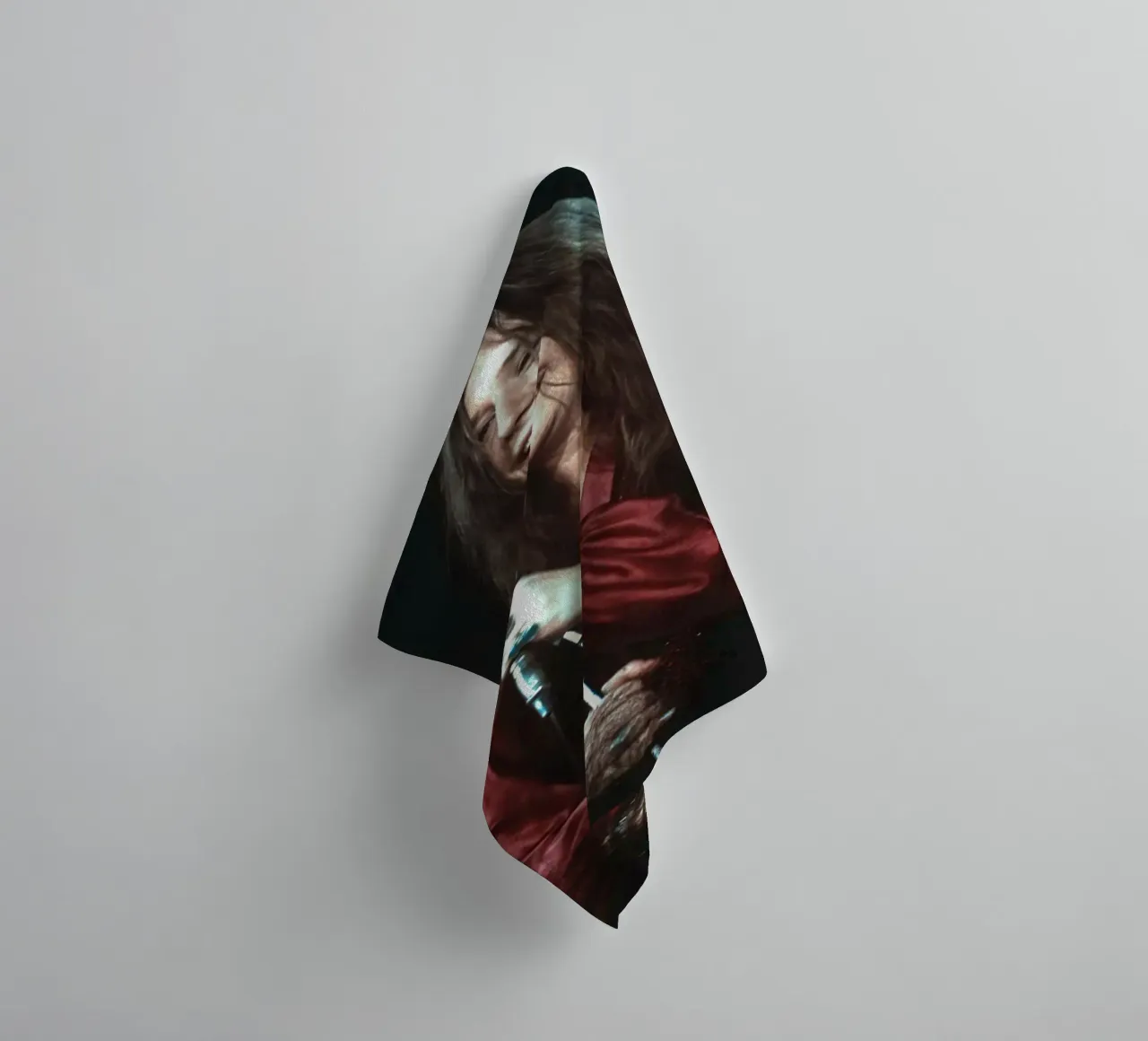 Janis Joplin Vintage Wallpaper towel by Musadad Shop