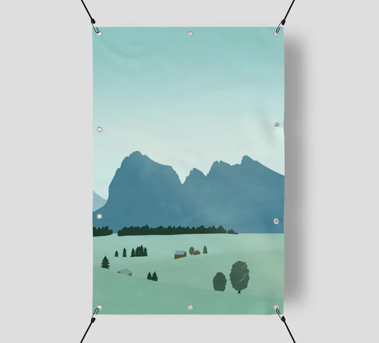 Dolomiten telo in pvc da Katinka Reinke