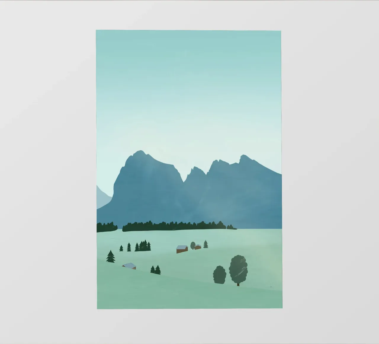 Dolomiten telo in pvc da Katinka Reinke