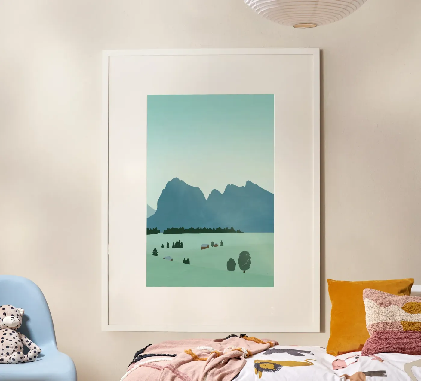 Dolomiten poster by Katinka Reinke
