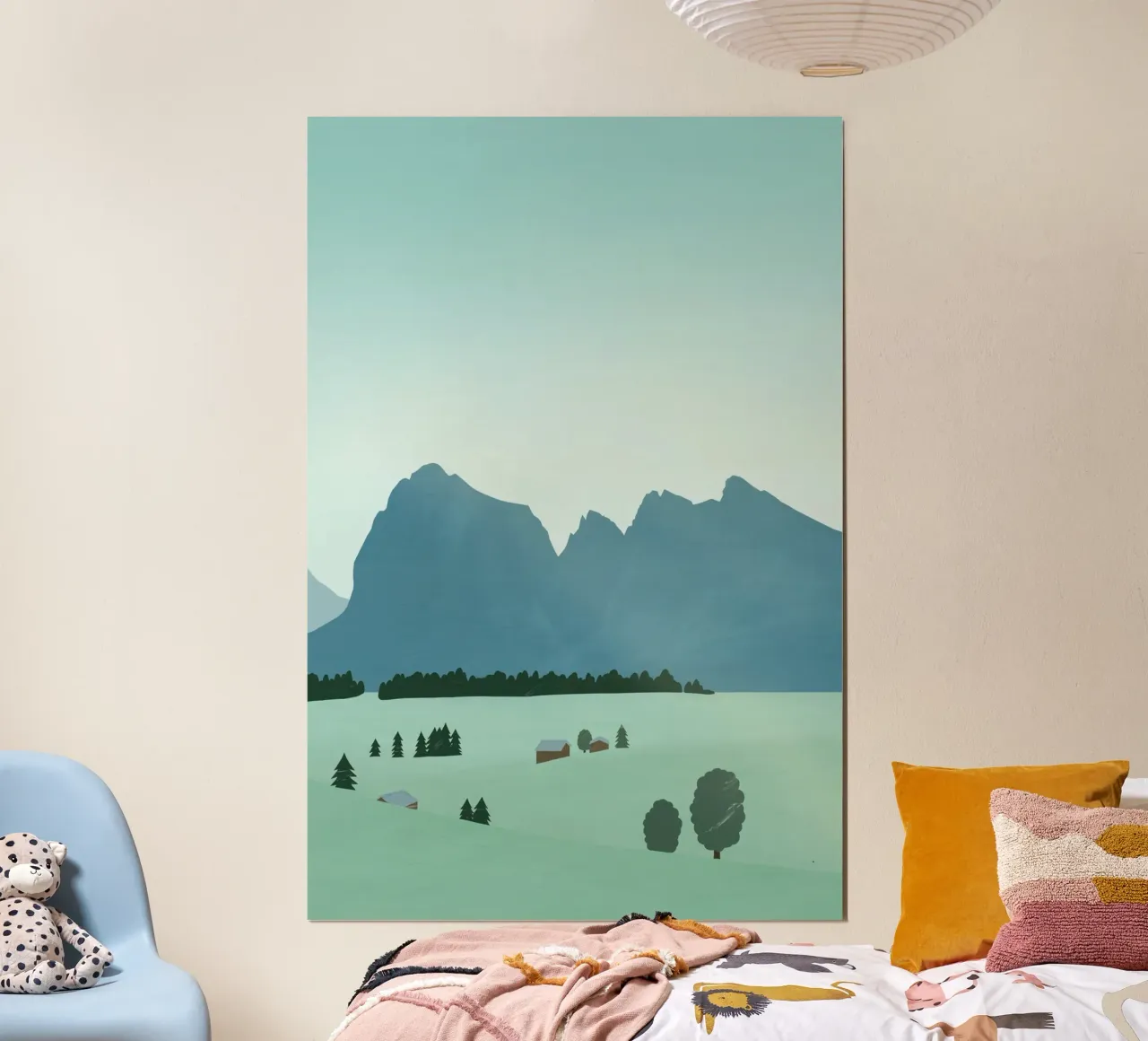 Dolomiten poster by Katinka Reinke