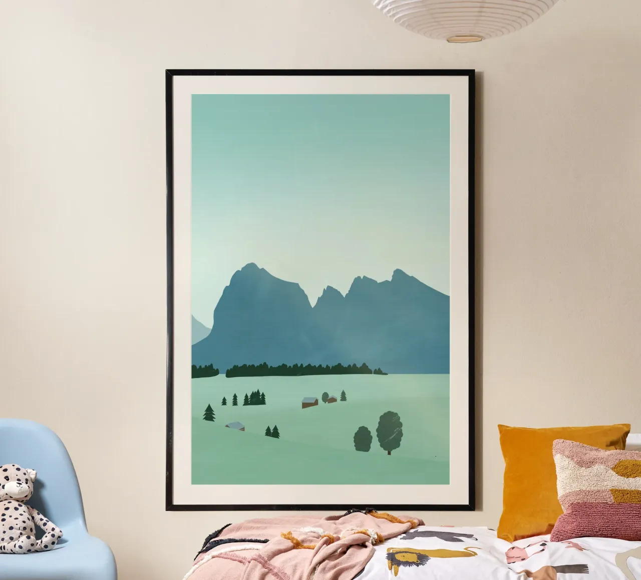 Dolomiten poster by Katinka Reinke