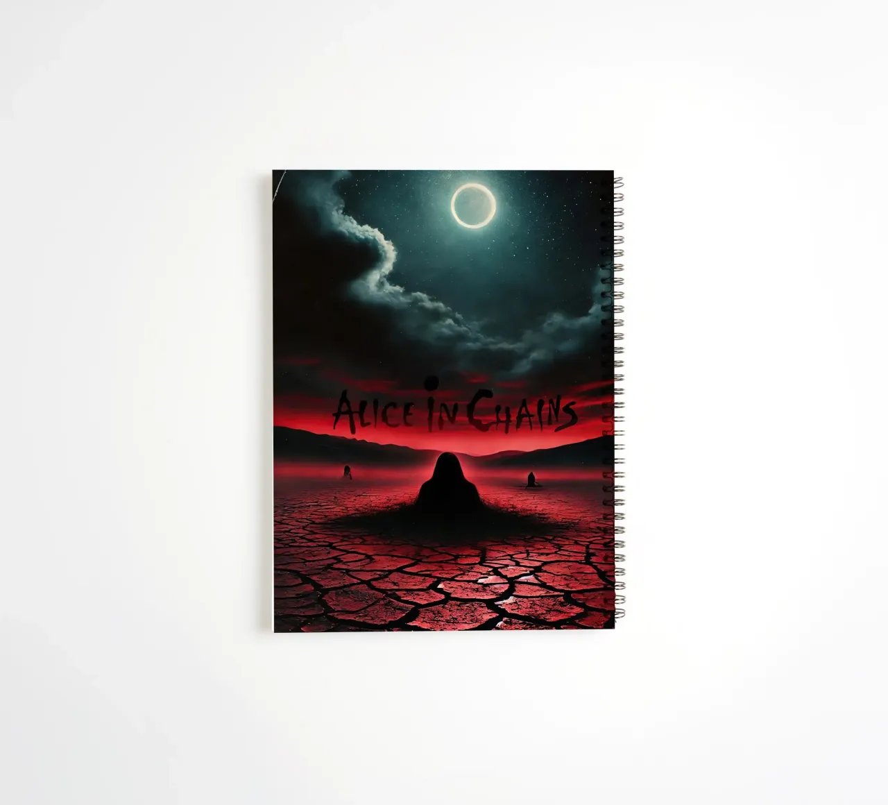 Alice in Chains spiral notebook by Musadad Shop