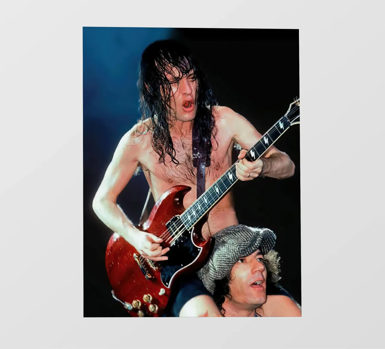 Angus Young ACDC pellicola backlit da Musadad Shop