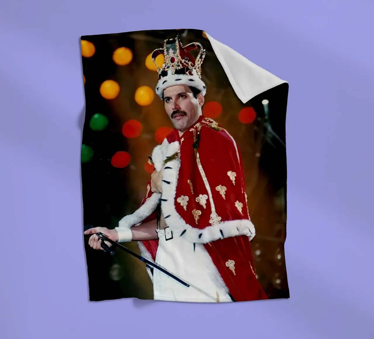 Freddie Mercury Queen coperta in pile da Musadad Shop