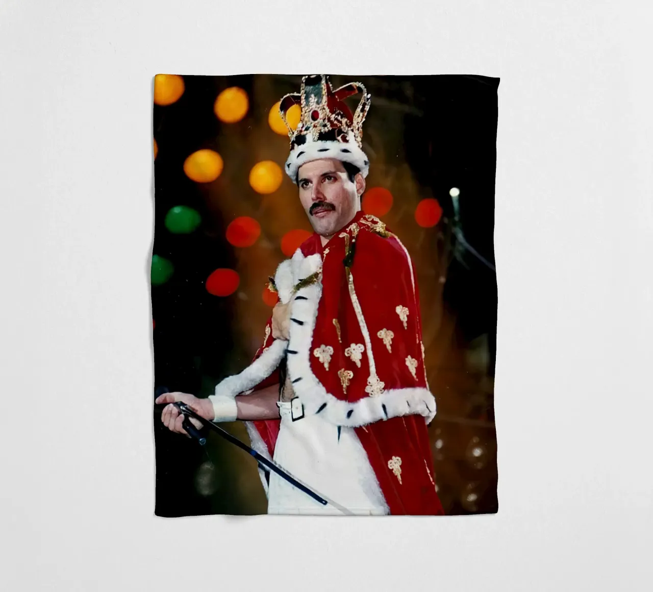 Freddie Mercury Queen coperta in pile da Musadad Shop