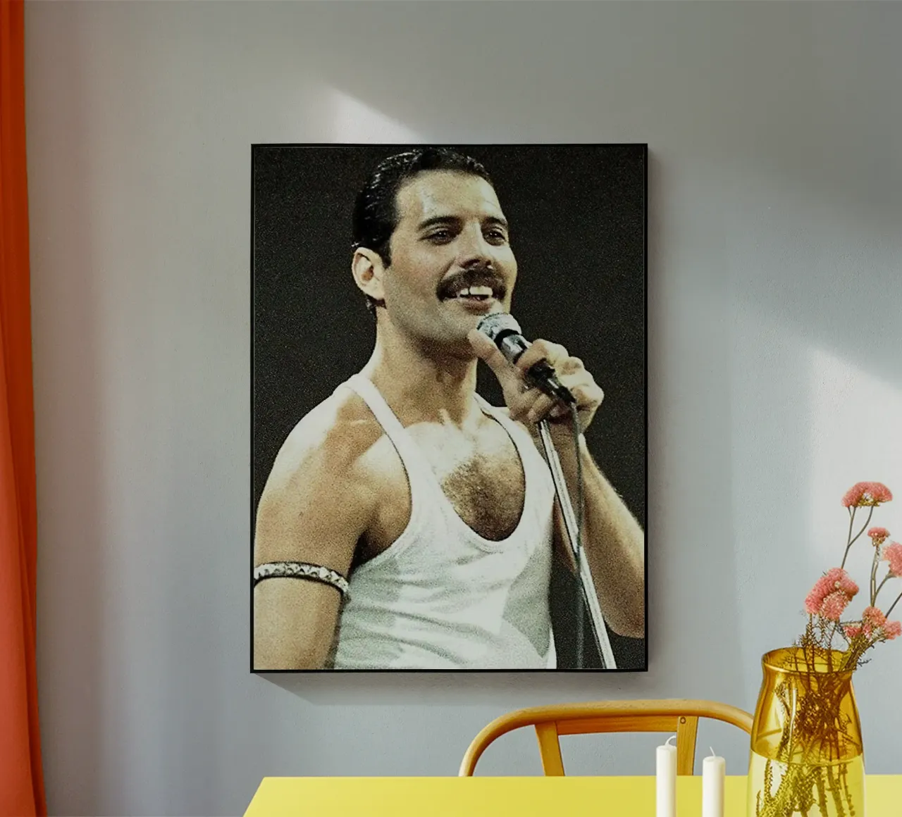Freddie Mercury plexiglass da Musadad Shop