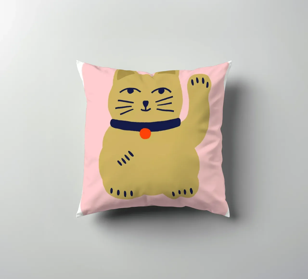 Maneki Neko cuscino da Maren Gross