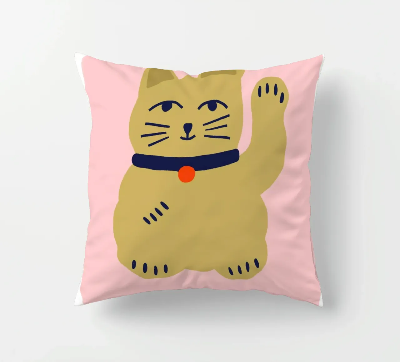 Maneki Neko cuscino da Maren Gross
