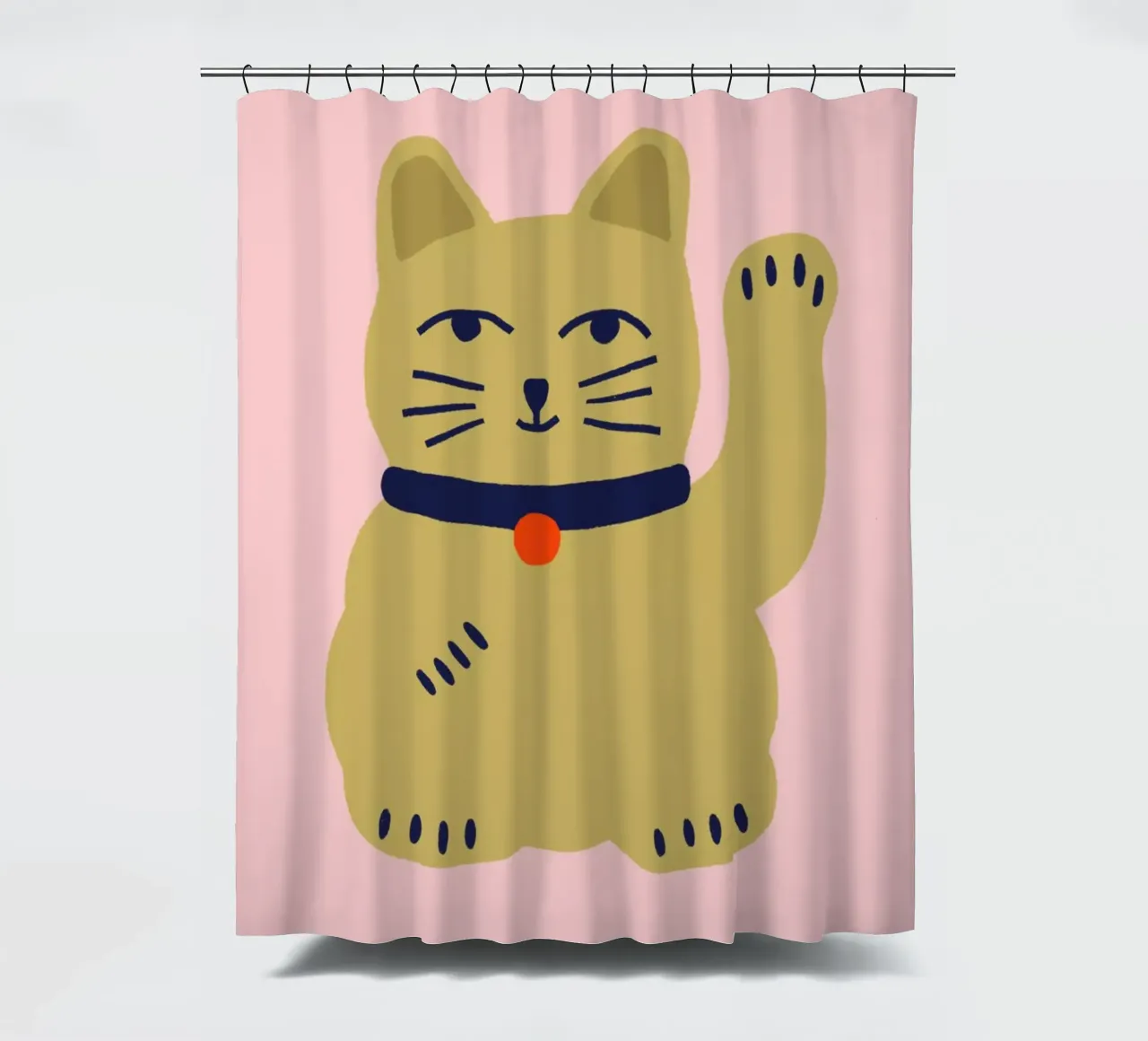 Maneki Neko tenda da doccia da Maren Gross