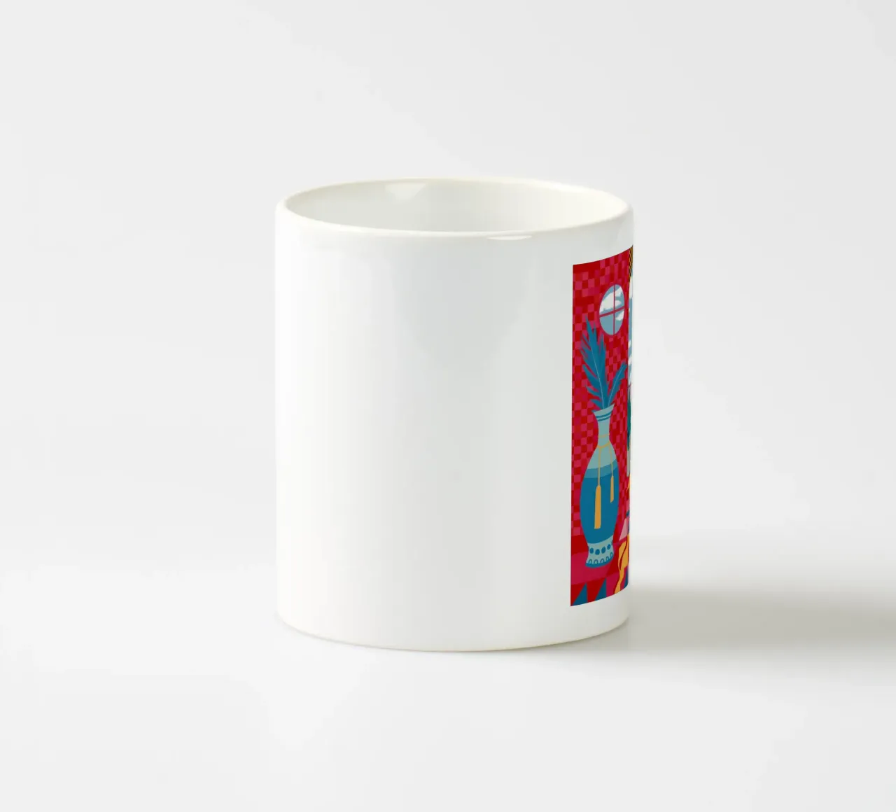 Medley di stanze massimaliste tazza in ceramica da Veil Maya