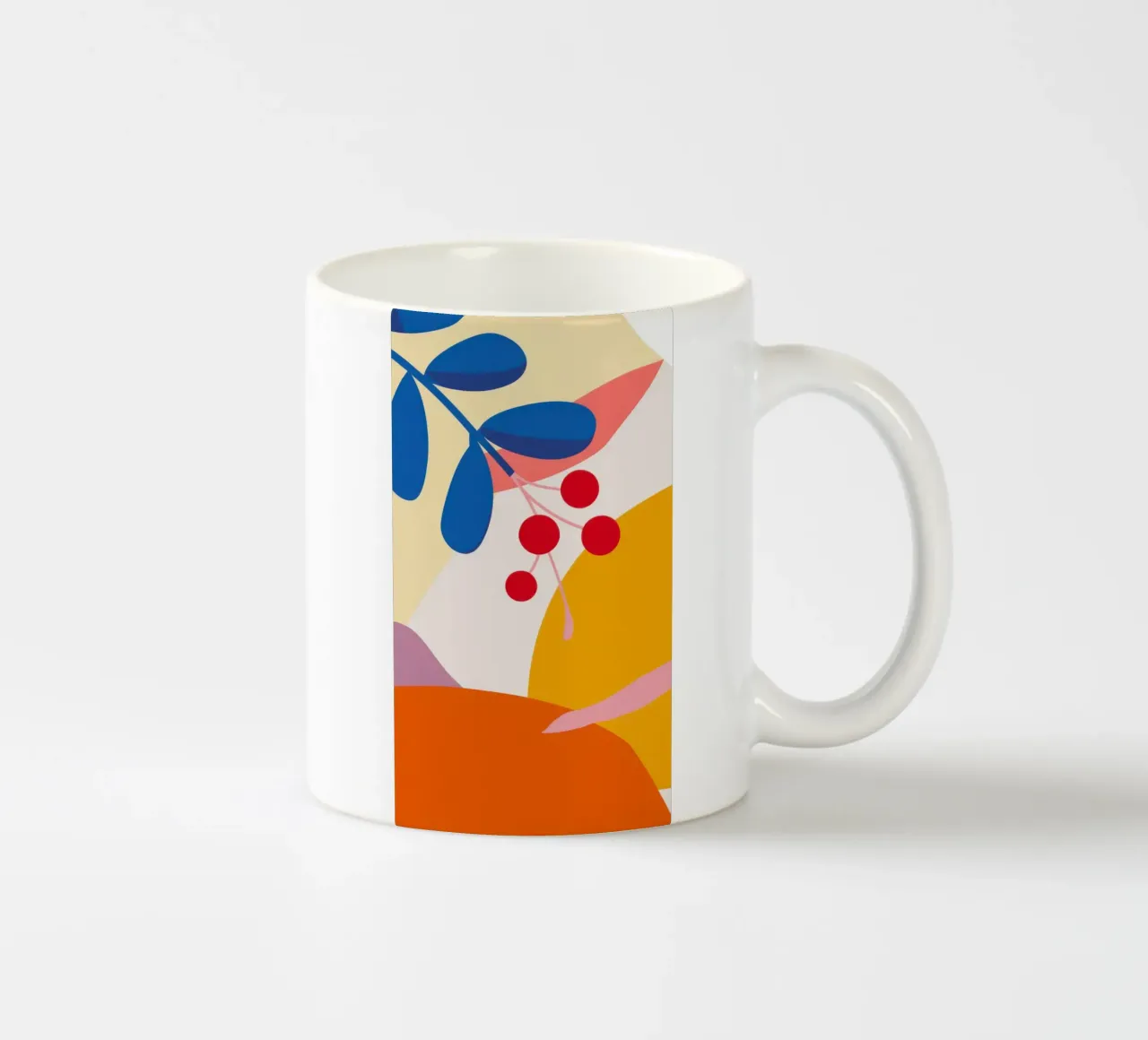 Autunno astratto di bacche tazza in ceramica da Prism Ritual
