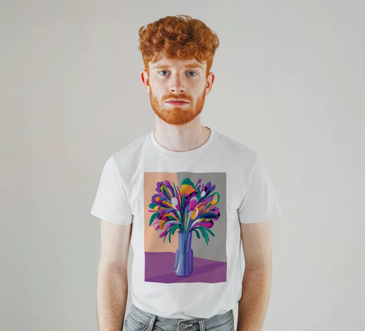 Bouquet iridescente t-shirt da Veil Maya