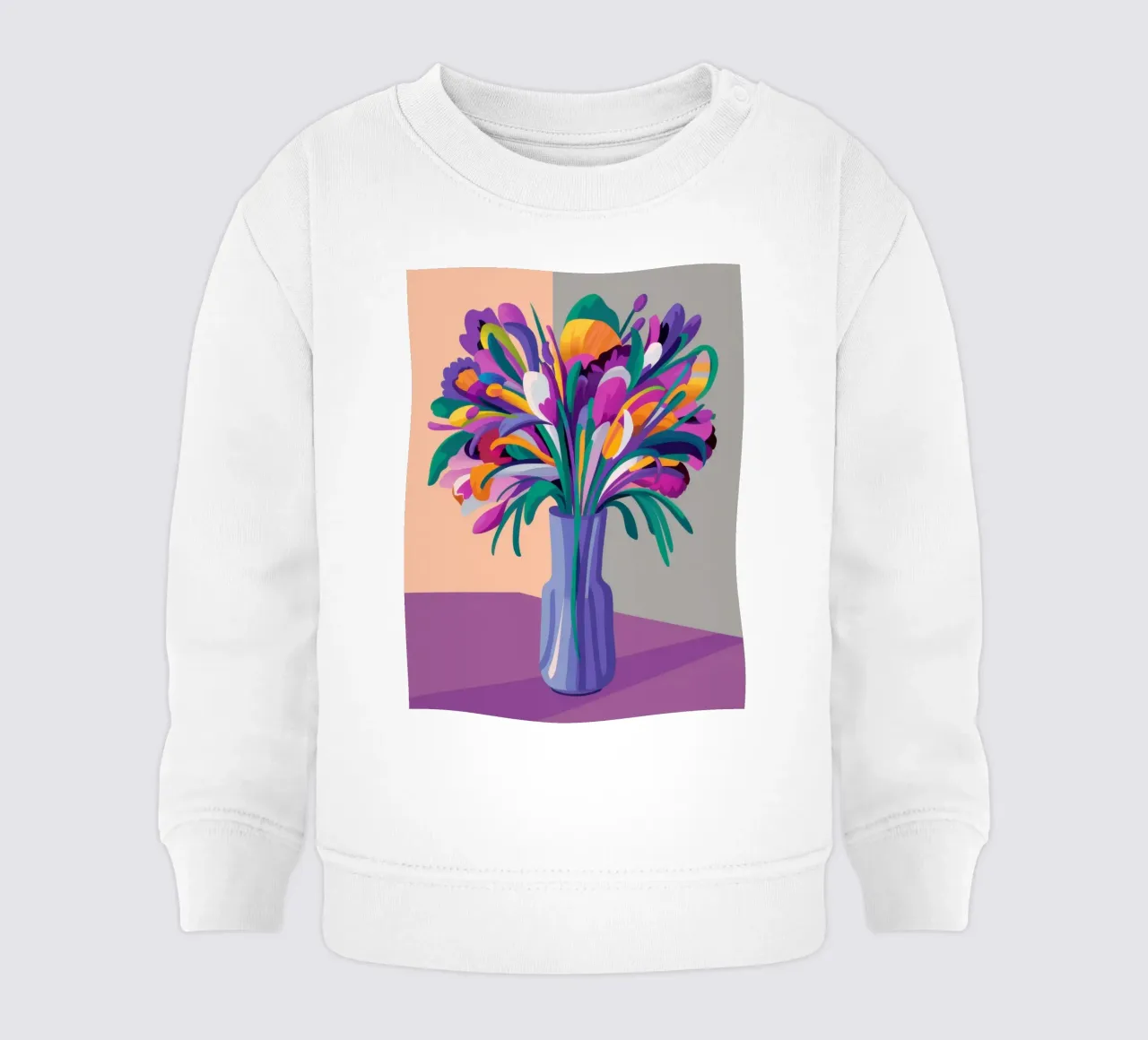 Bouquet iridescente felpa neonato da Veil Maya