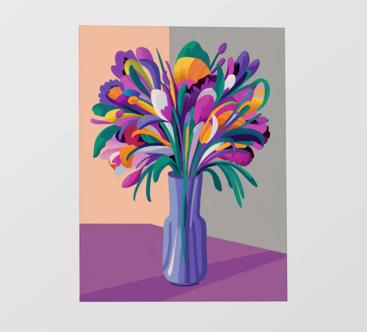 Bouquet iridescente telo in pvc da Veil Maya