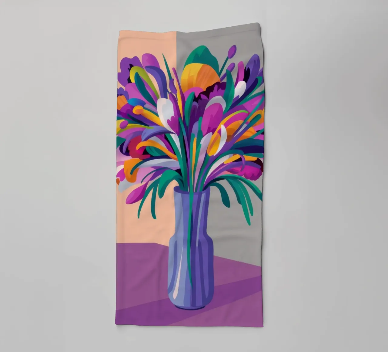 Bouquet iridescente asciugamano da bagno da Veil Maya