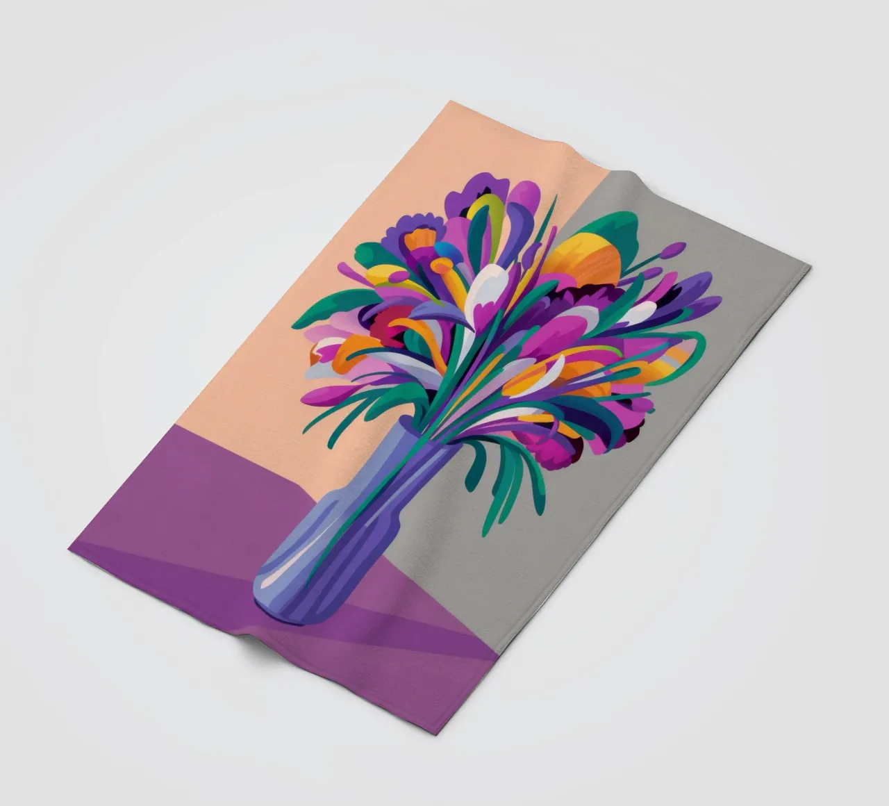 Bouquet iridescente coperta in pile da Veil Maya