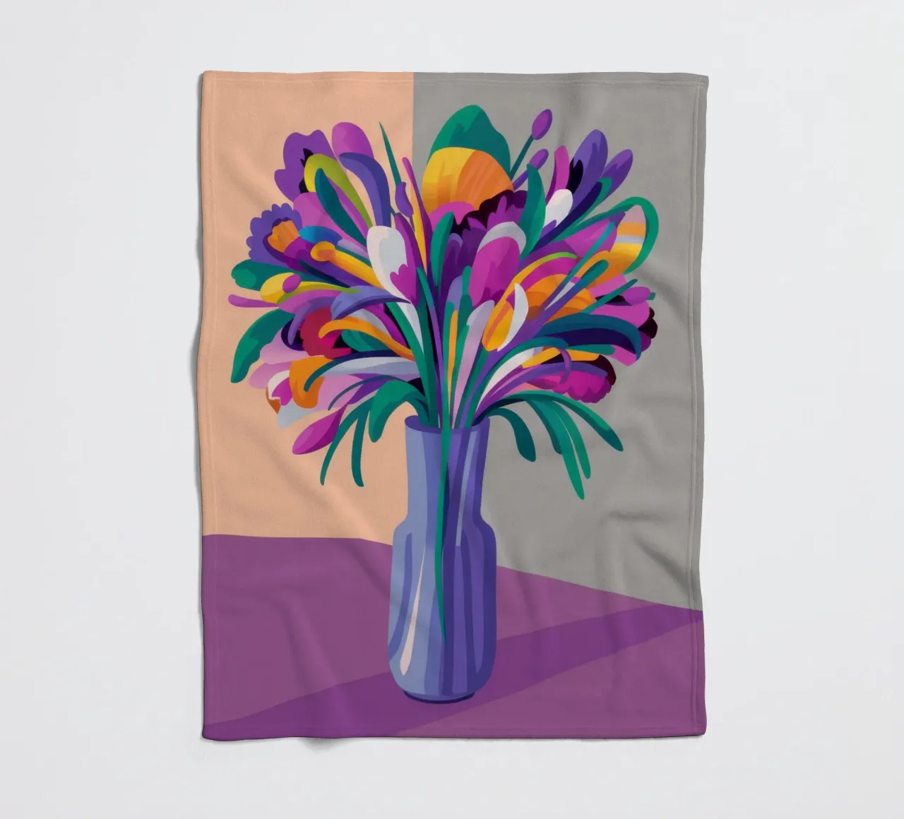 Bouquet iridescente coperta in pile da Veil Maya