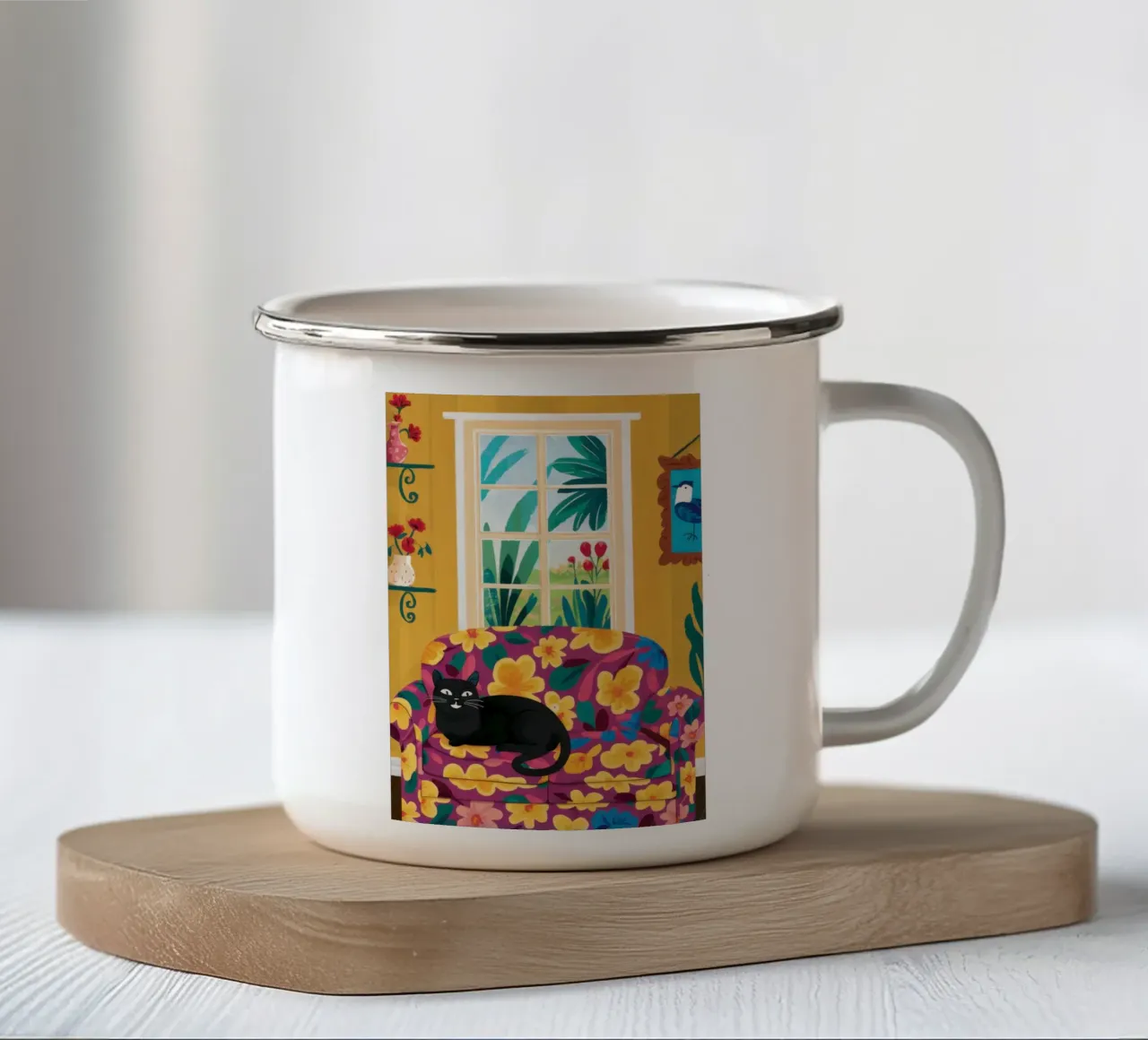 Sedia Calico Dream tazza in smalto da Prism Ritual