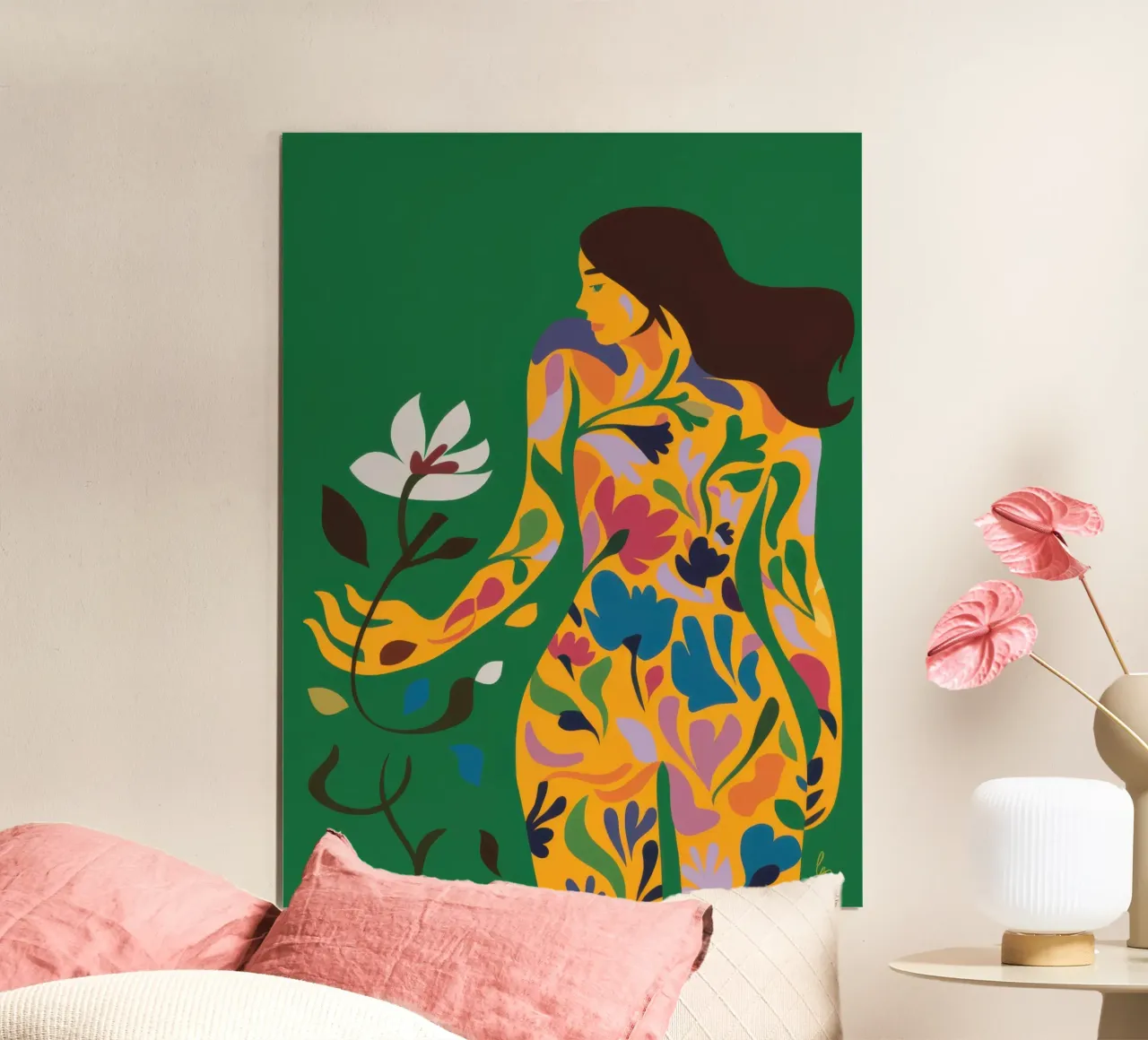 Forma botanica per il corpo poster da Veil Maya
