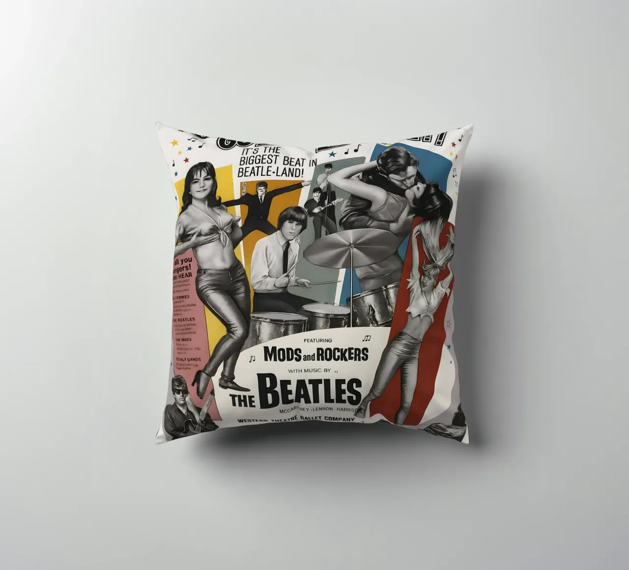 Go-Go Big Beat! Poster cuscino da DGUnder