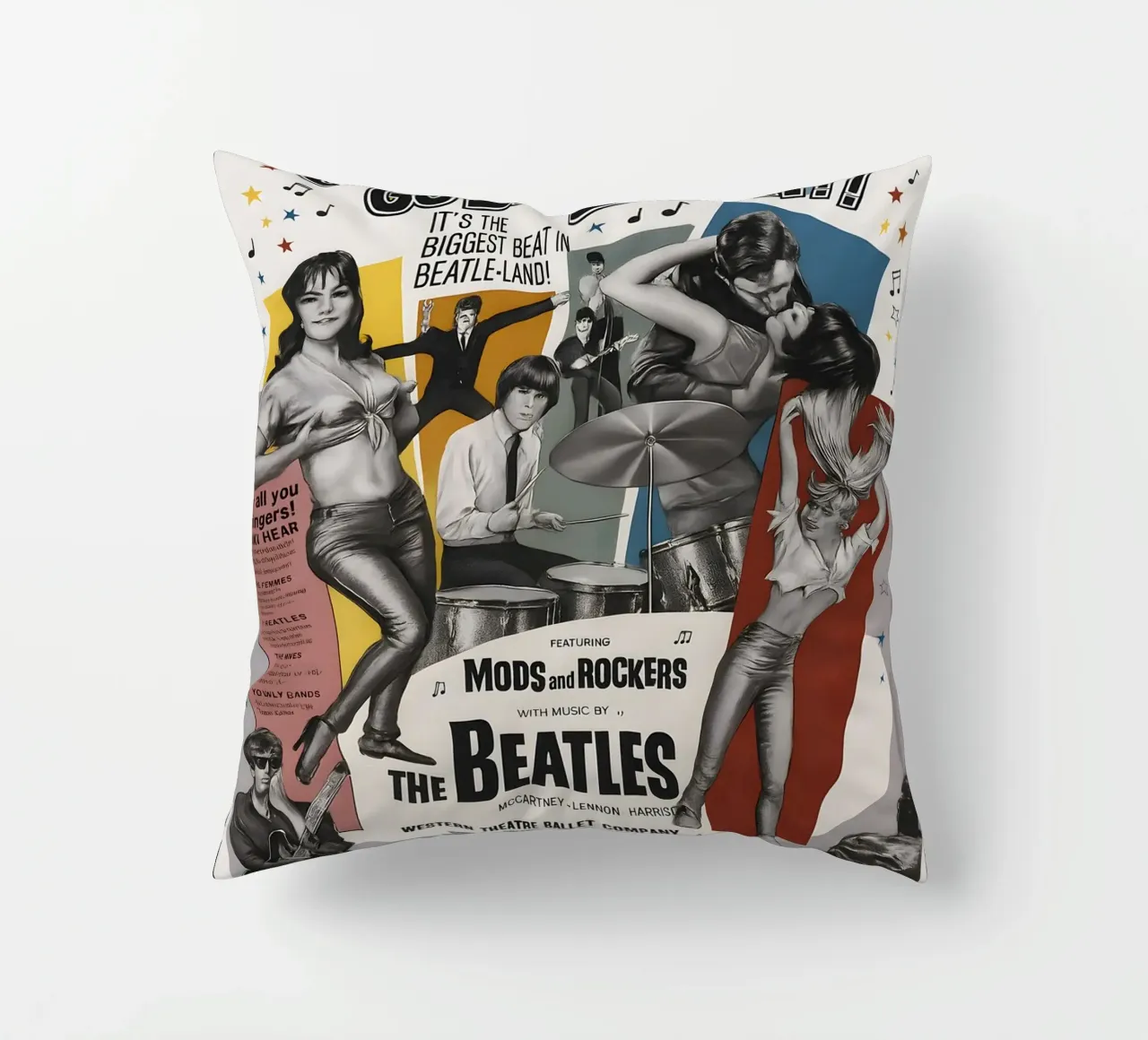 Go-Go Big Beat! Poster cuscino da DGUnder