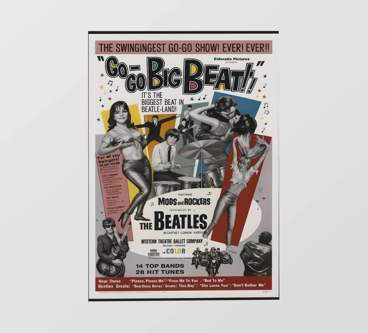 Go-Go Big Beat! Poster pellicola backlit da DGUnder
