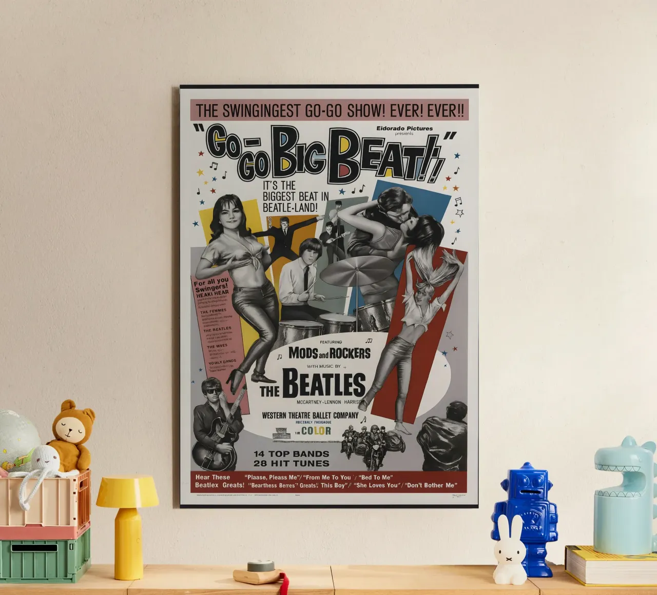Go-Go Big Beat! Poster alluminio dibond da DGUnder