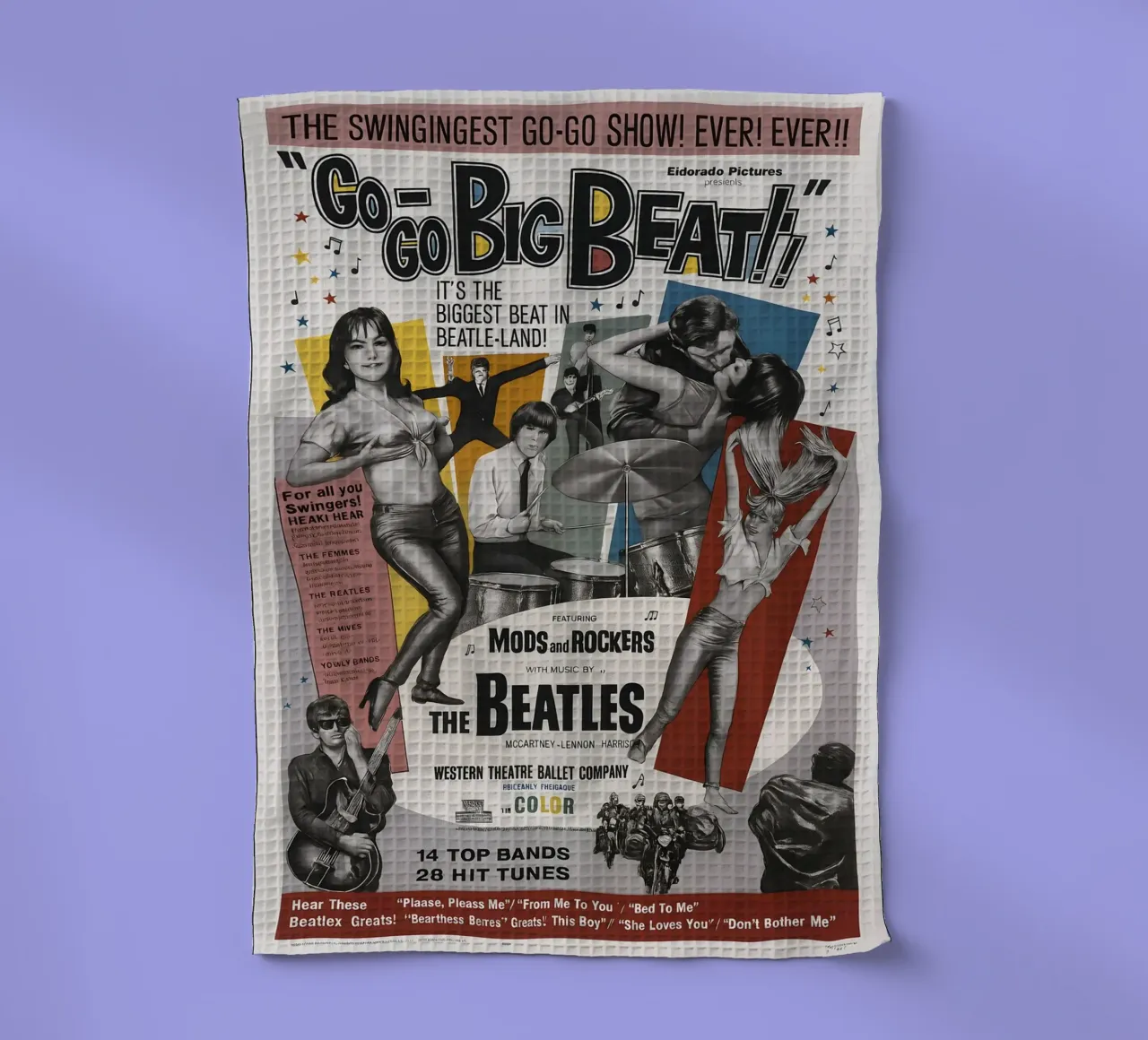 Go-Go Big Beat! Poster canovaccio da cucina da DGUnder