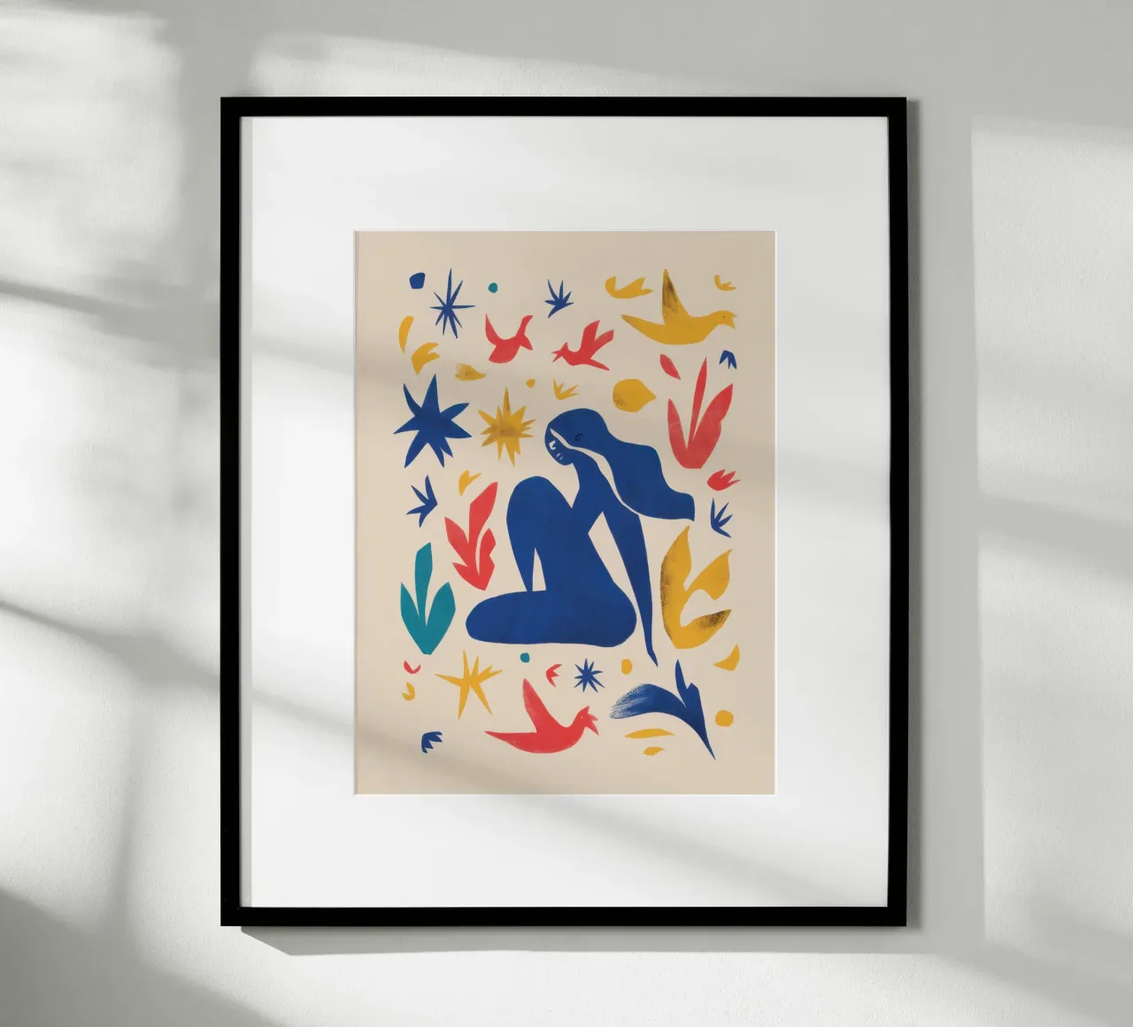 Dance of the Blue Nude poster by Flock Reverie