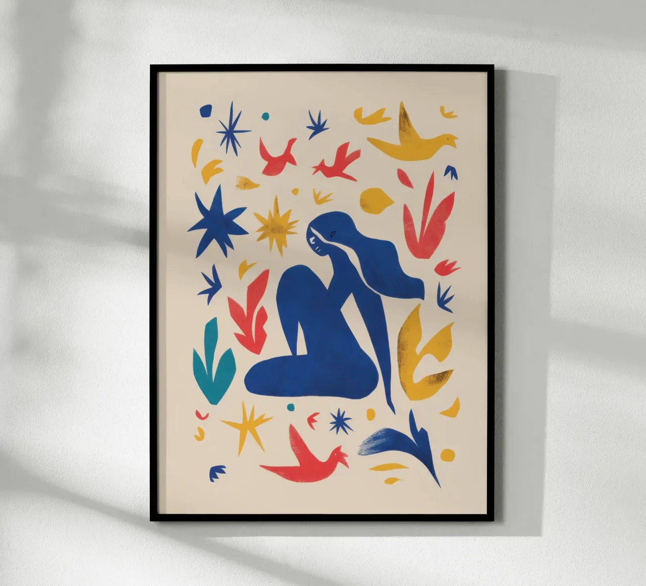 Dance of the Blue Nude poster by Flock Reverie