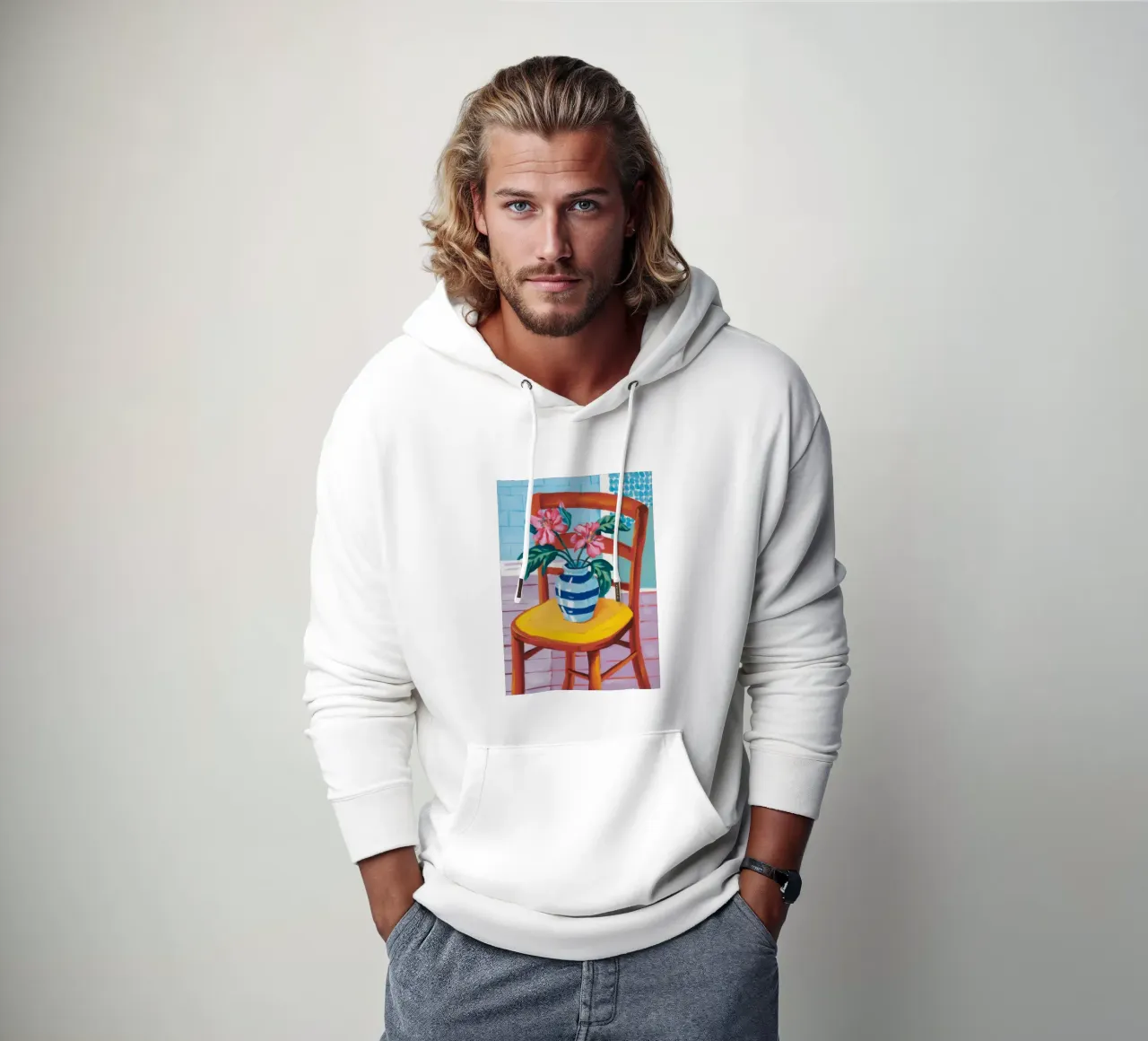 Sedia Lily Stillness felpa con cappuccio da Prism Ritual