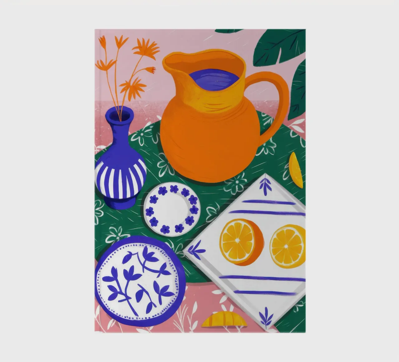 Rustic Kitchen StillLife notebook by Flock Reverie