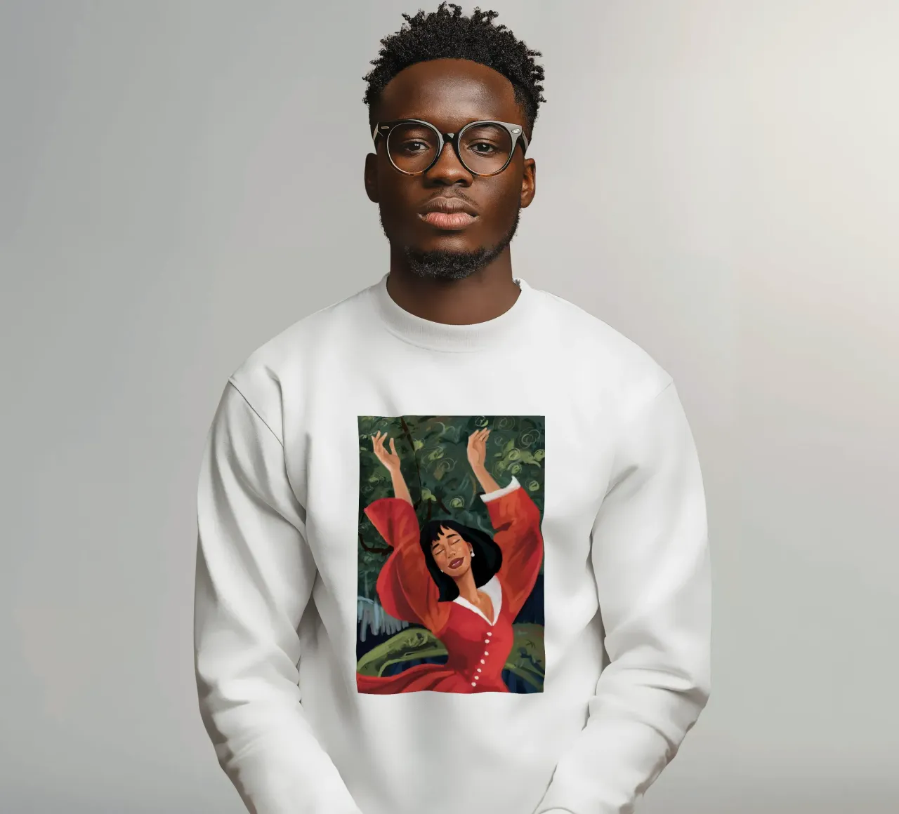 Joyful Dance of Liberation sweatshirt by Veil Maya