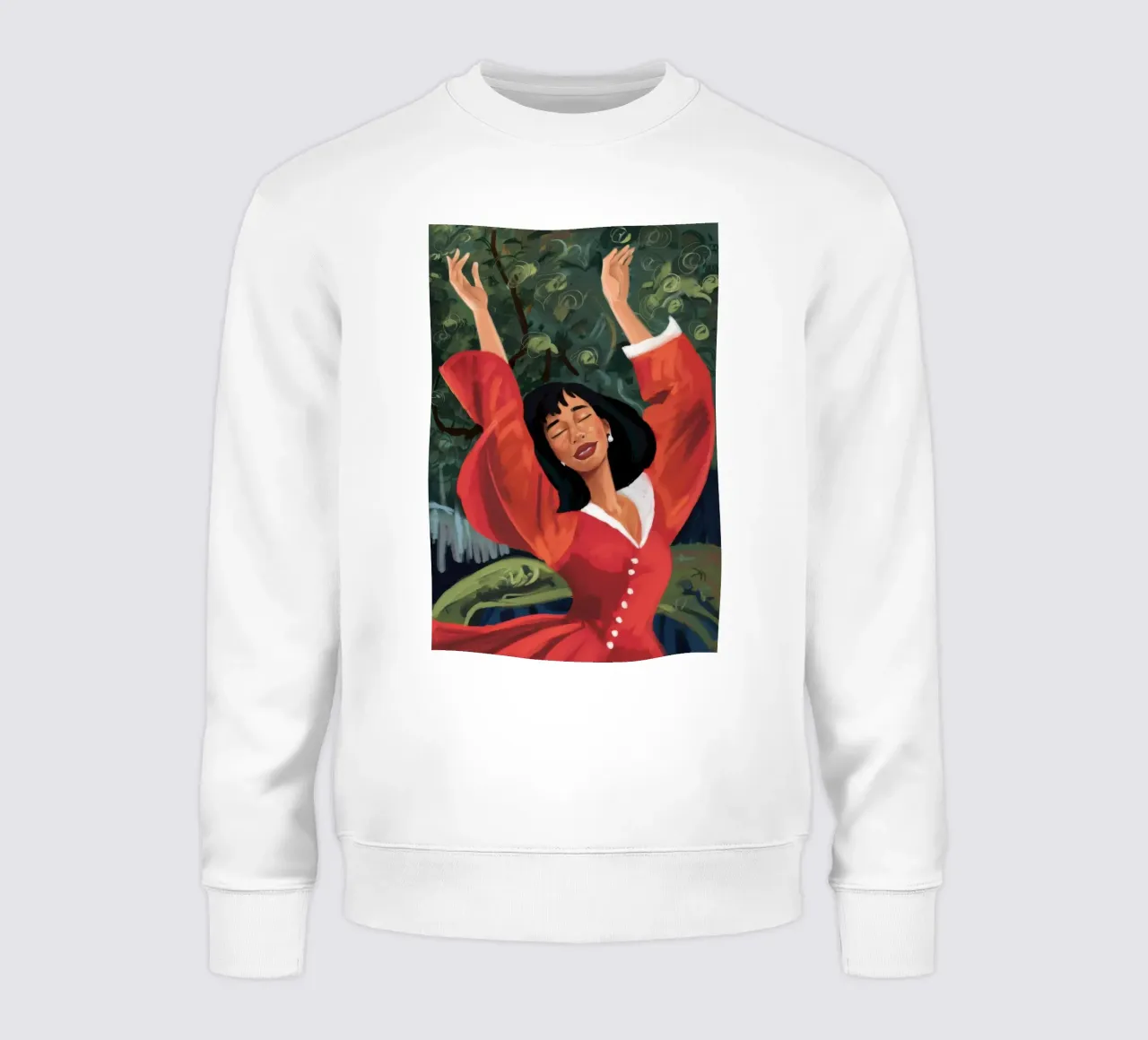 Joyful Dance of Liberation sweatshirt by Veil Maya