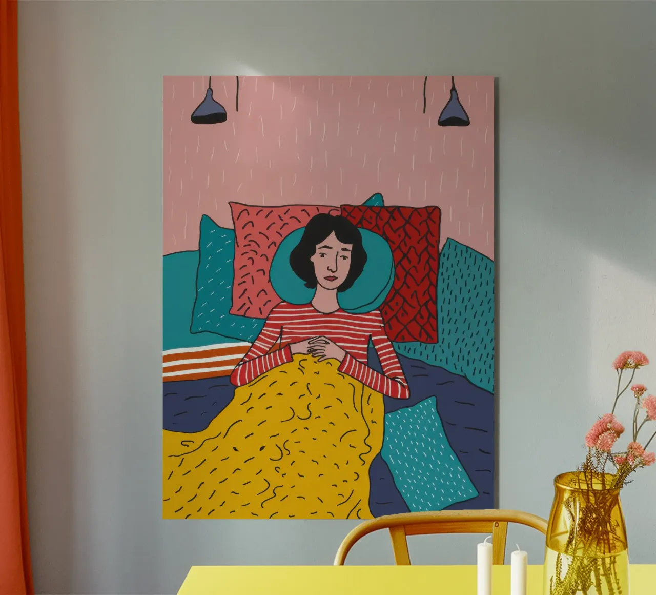 Sleeping Through the Rain forex plate by Flock Reverie