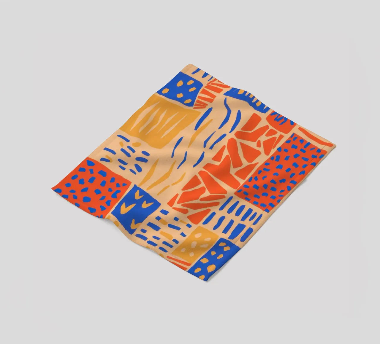 Harlequin Happy Quilt fleece blanket by Prism Ritual