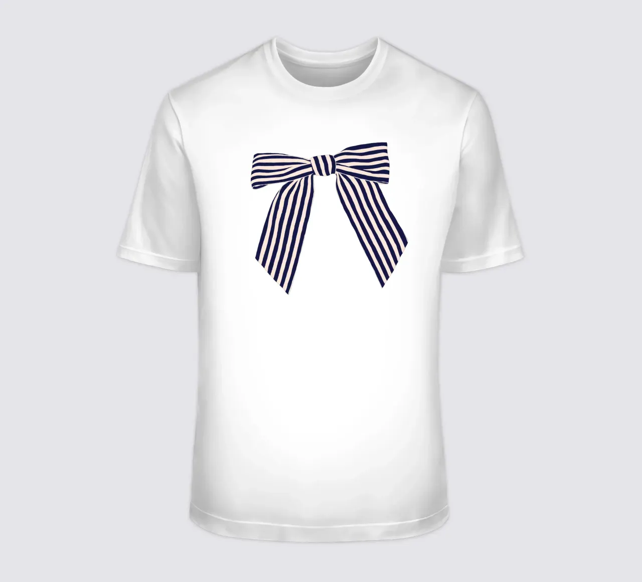Striped Bow t-shirt da Maren Gross