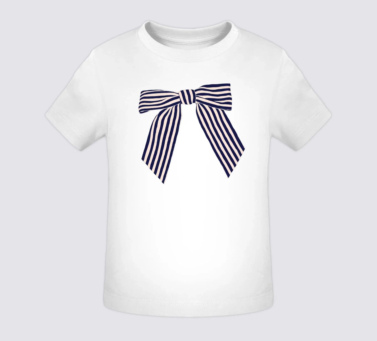Striped Bow maglietta neonato da Maren Gross