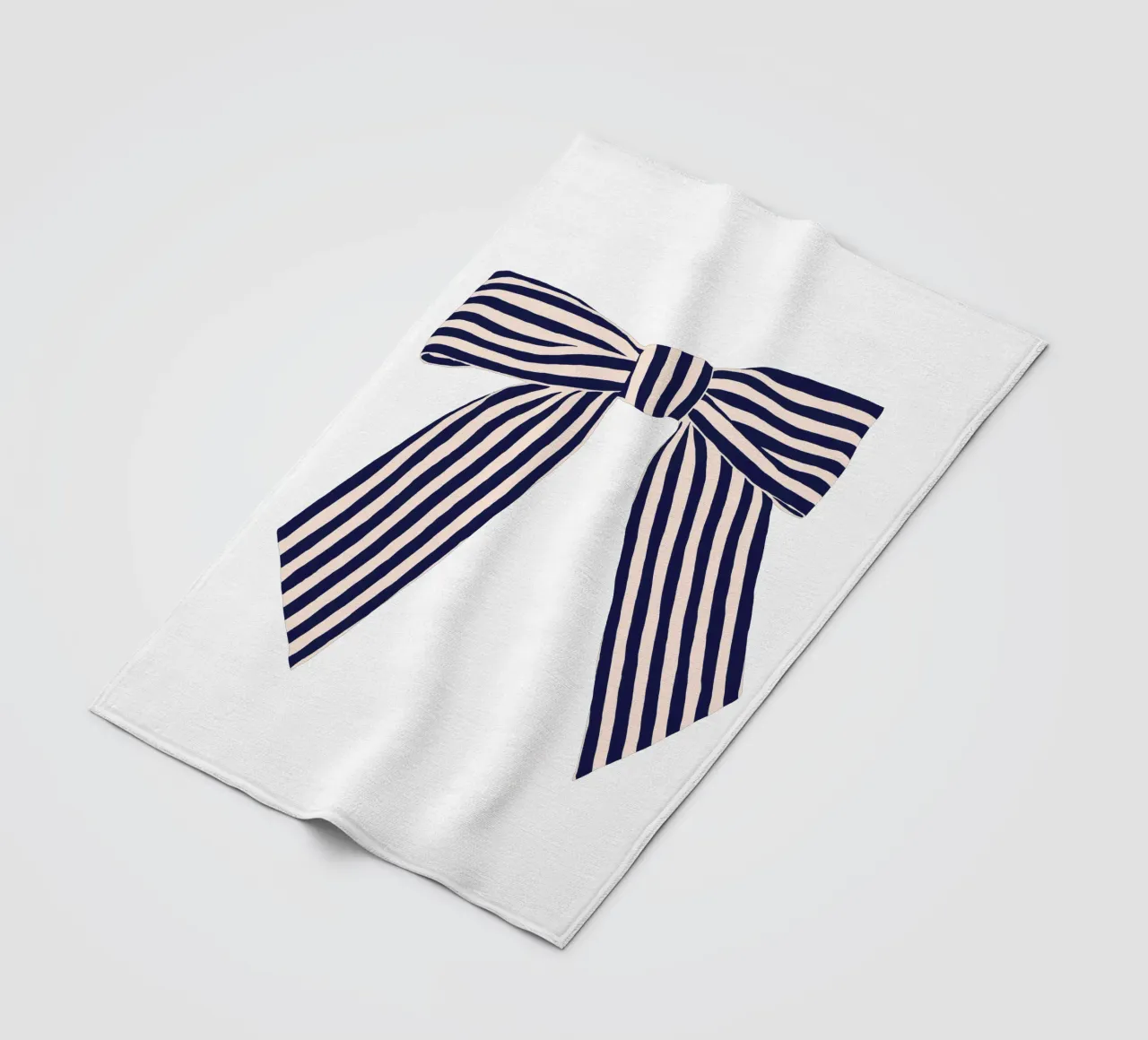 Striped Bow coperta in pile da Maren Gross