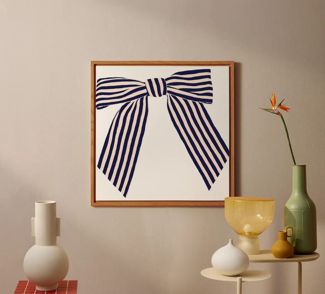 Striped Bow alluminio dibond da Maren Gross