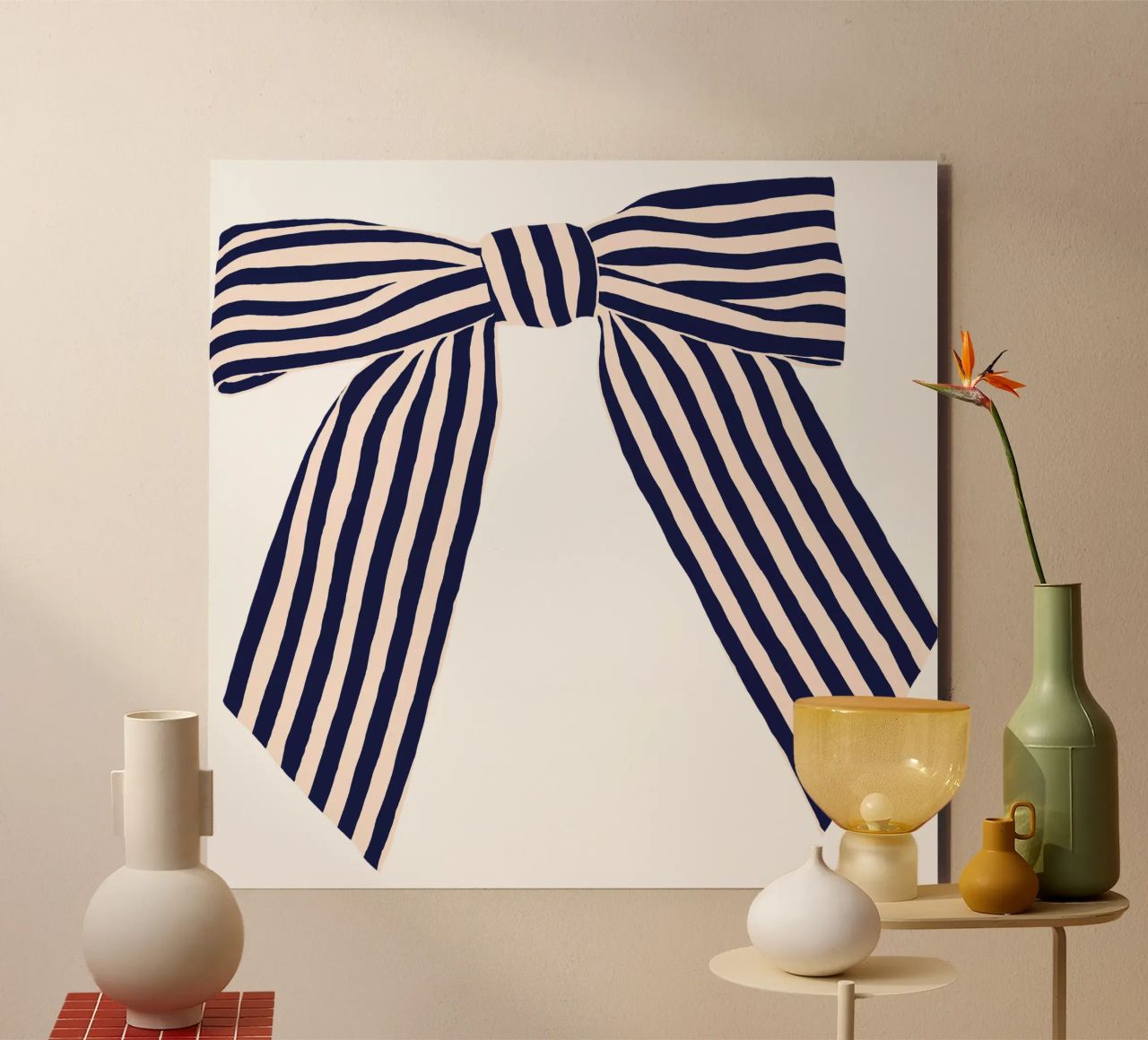 Striped Bow alluminio dibond da Maren Gross
